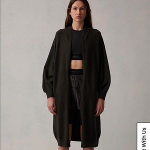 ESSENTIALS FEAR OF GOD WOMEN'S IRON FULL ZIP CARDIGAN
